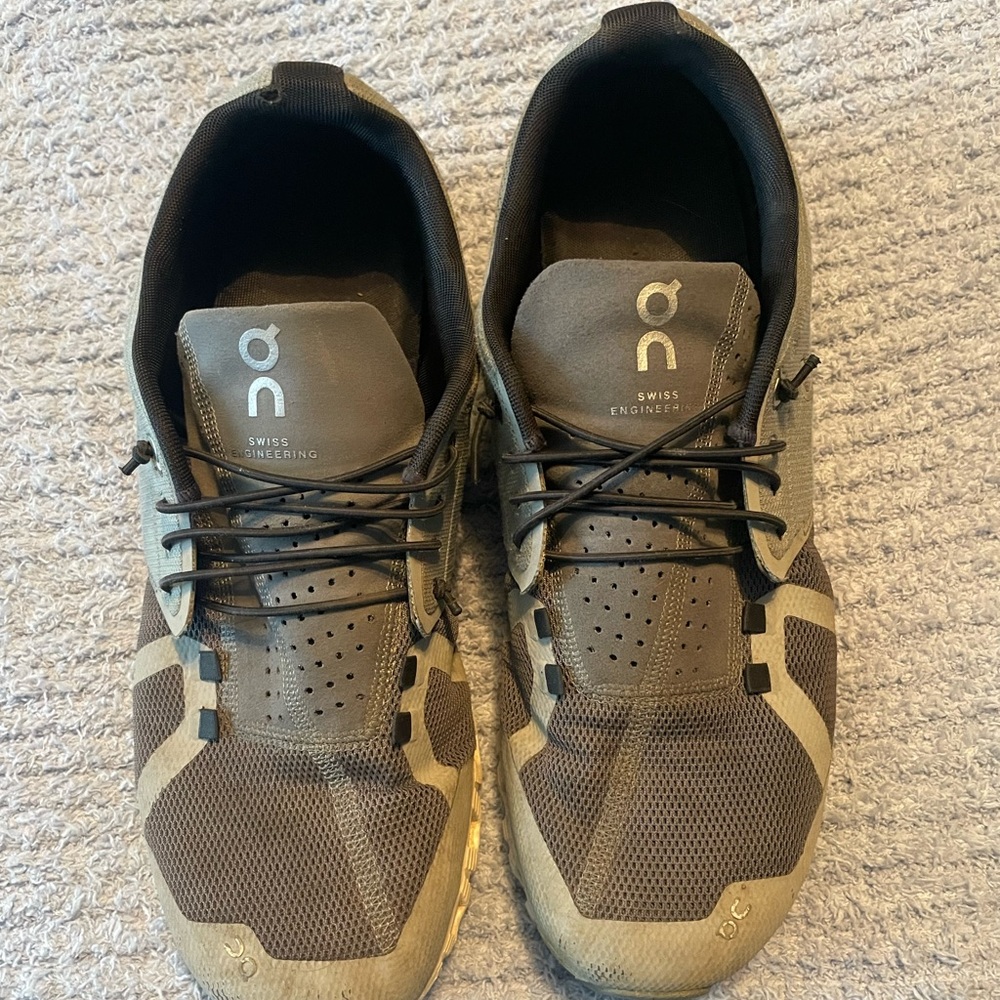 On cloud shoes